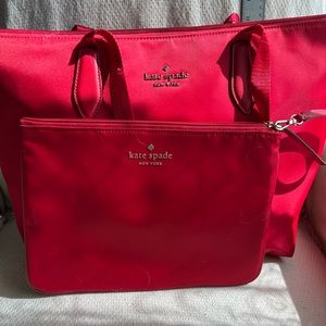 Kate Spade tote with wristlet